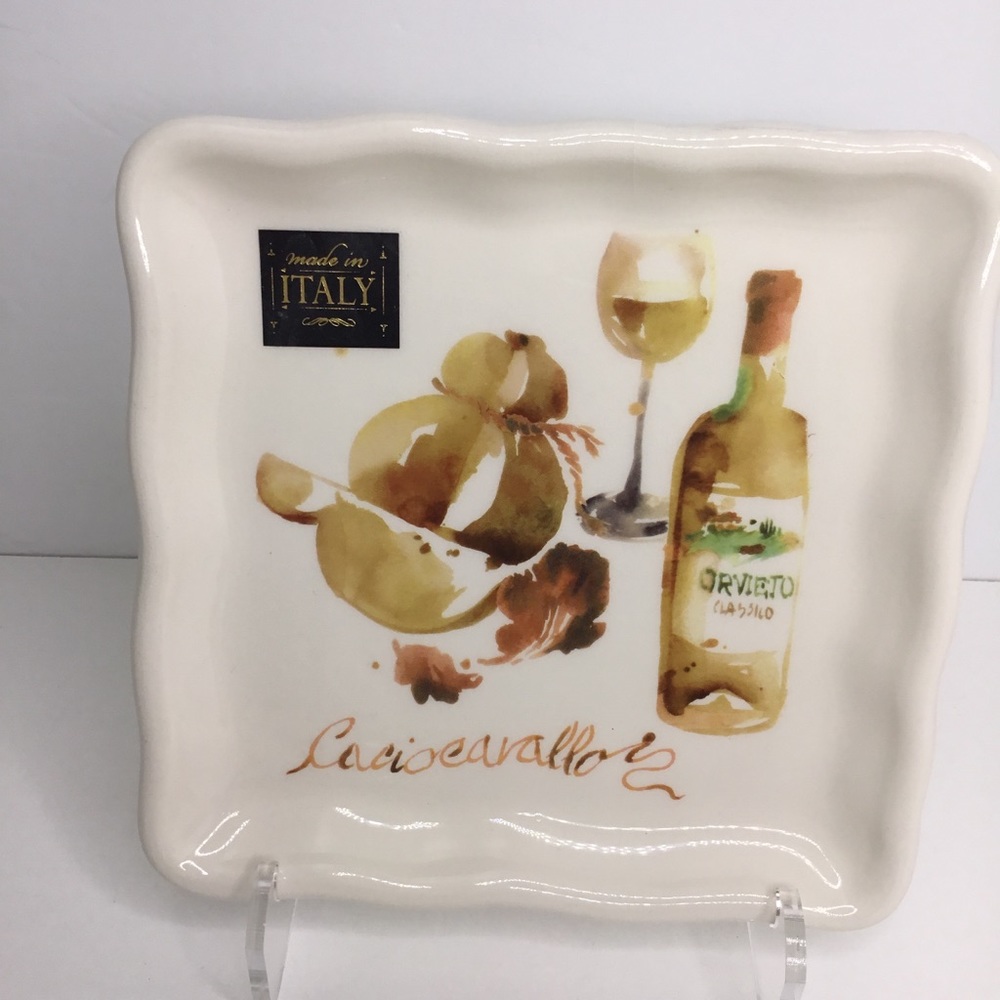 Cheese Plate Handmade Italy Effetti d'arte Home Proseccs App New